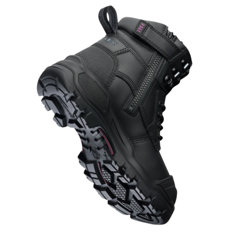 Blundstone 9961 Womens Rotoflex Zip Side Boot - Black
