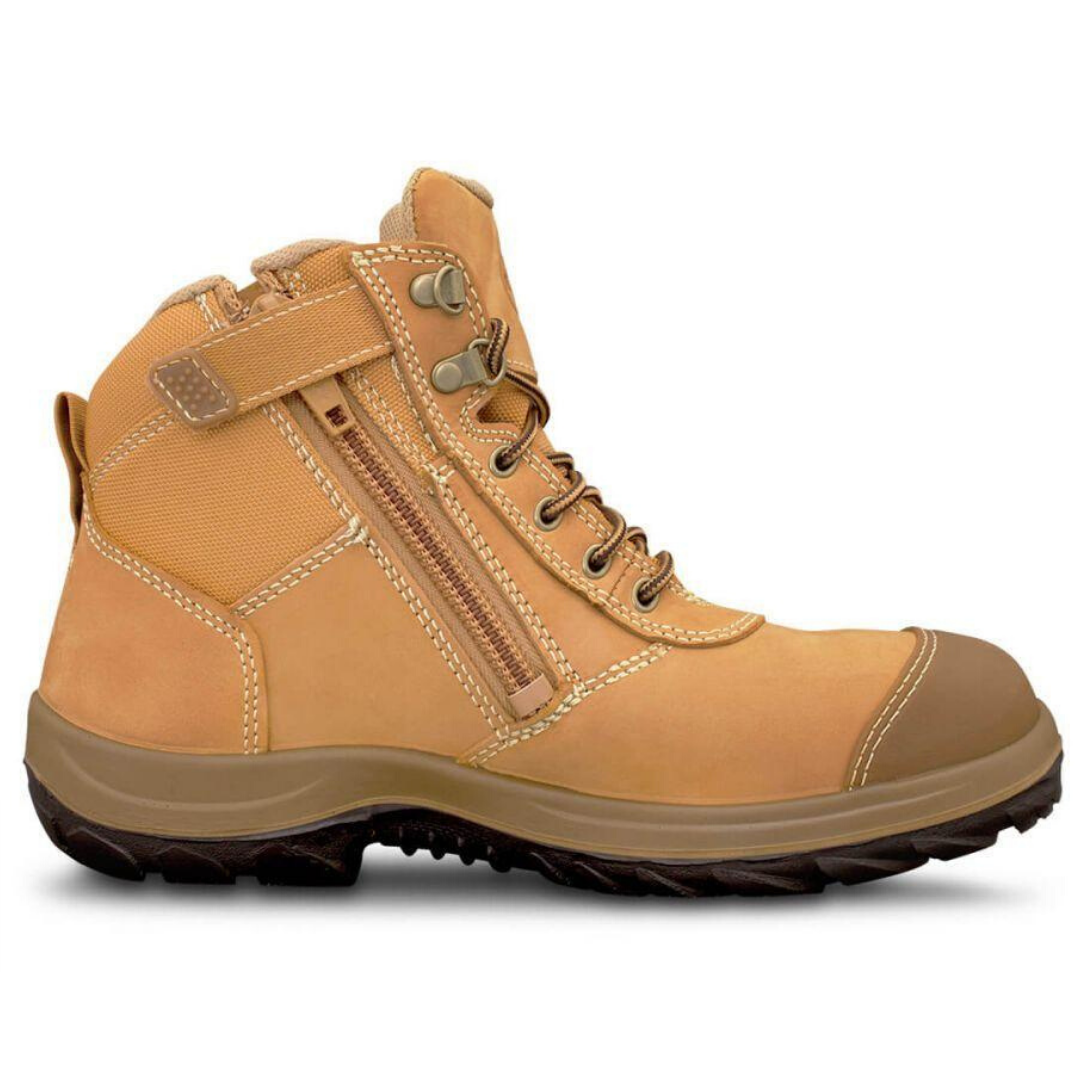 Safety boots with side zip sales