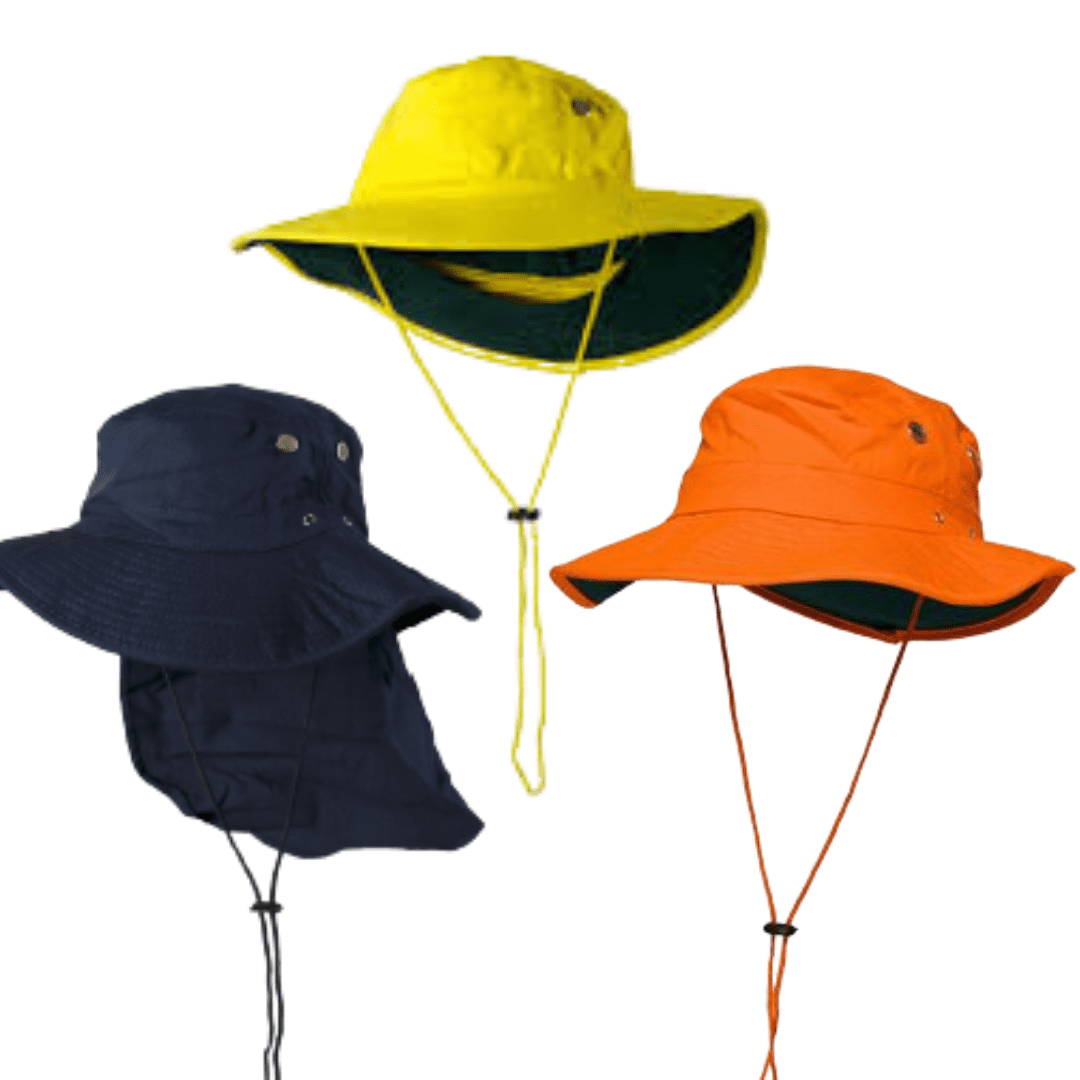 Wide Brim Hat with Legionaires Flap