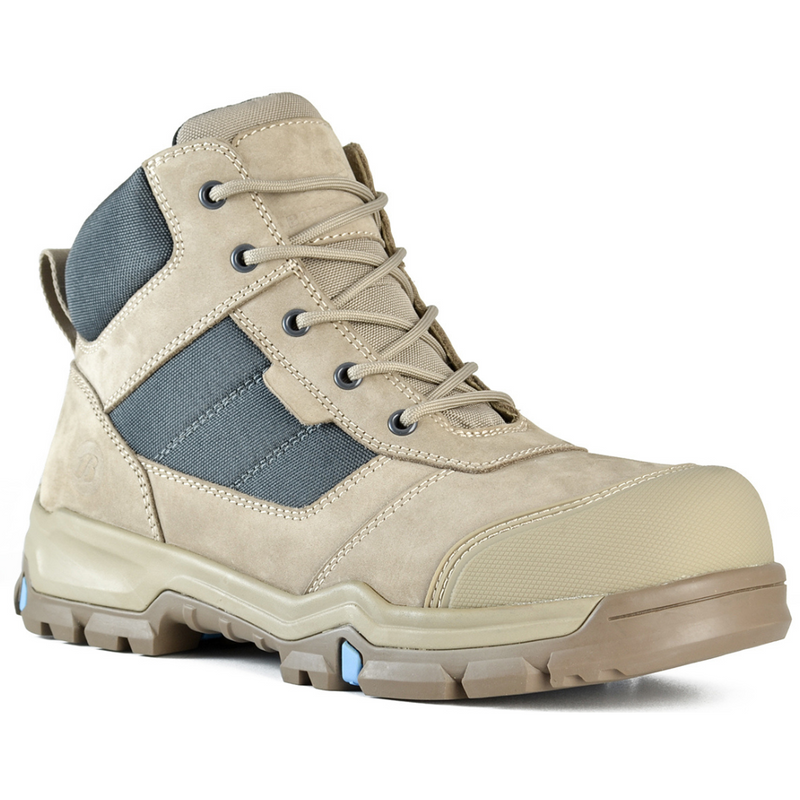 Bata "Roy" Low Zip Side Safety Boot - Slate