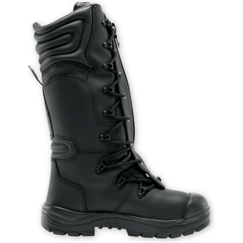 Steel toe top mining boots