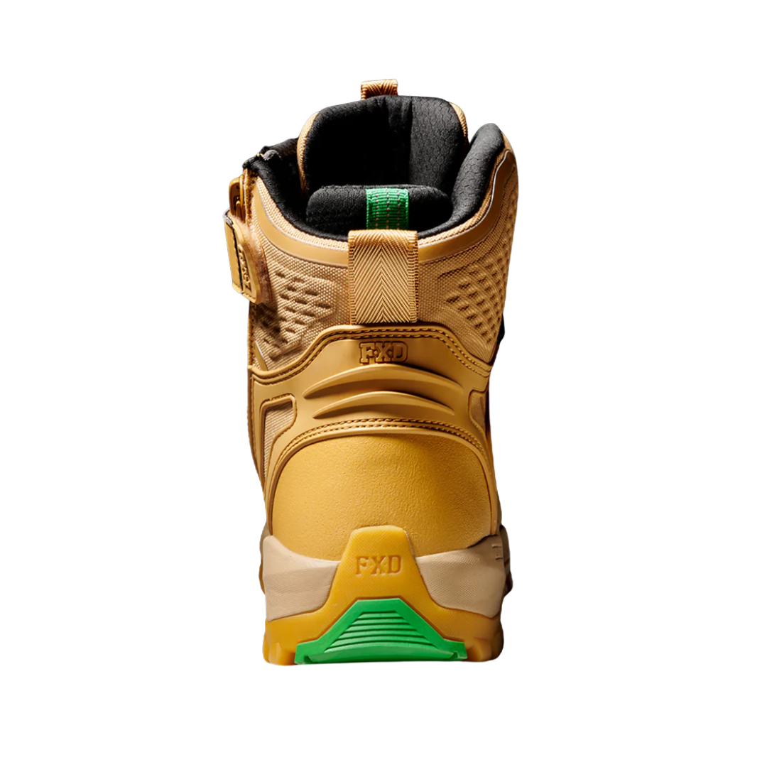 FXD Mens WB.5 Wheat Men's High Leg Zip Side Safety Boot