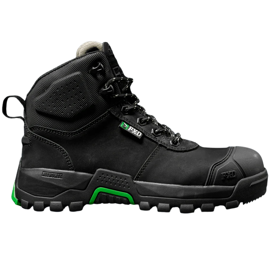 FXD Womens WB.2W Mid Cut Zip Side Safety Boot