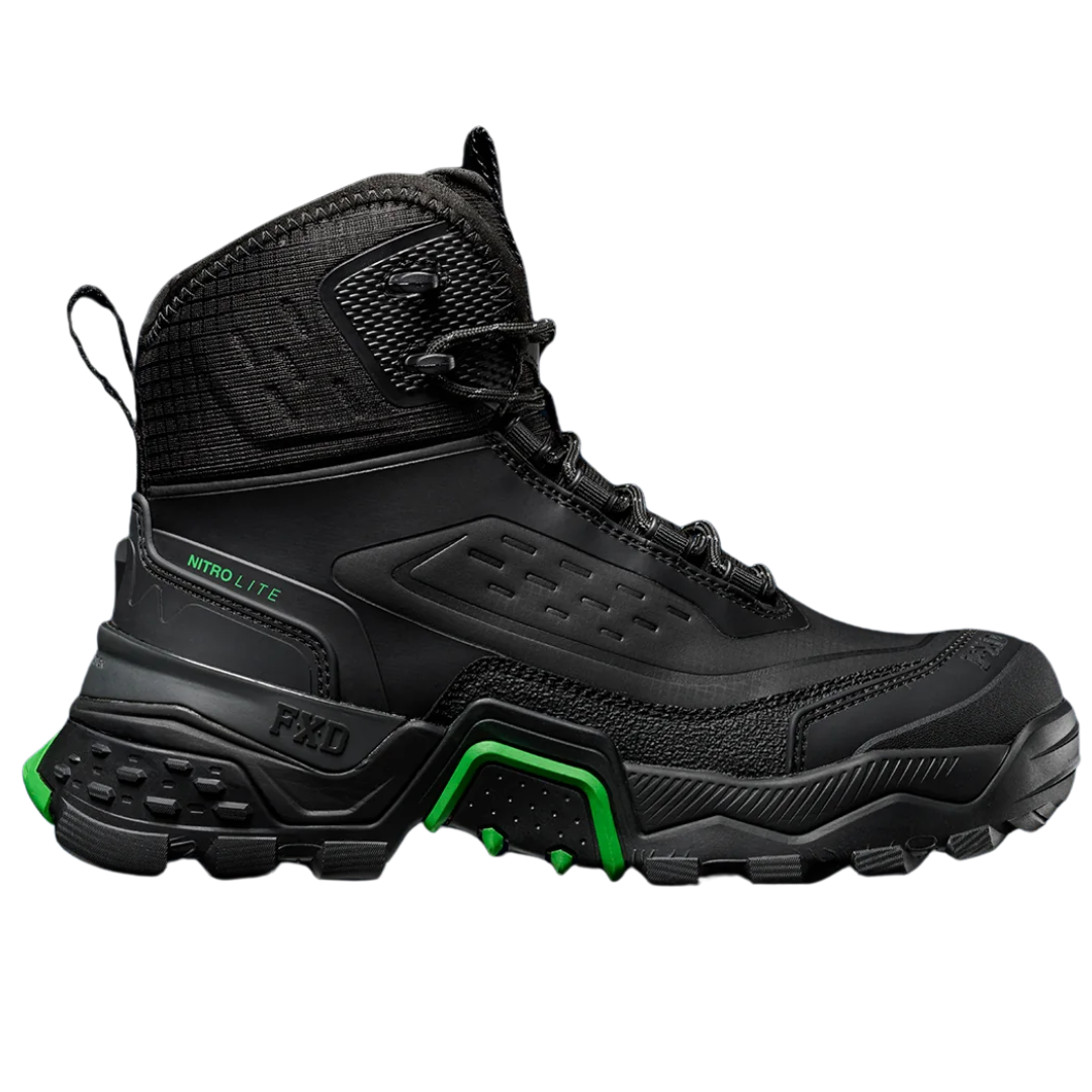 FXD Mens WB.7 EVO 1*  Hi-Leg Zip Side Dynamic Movement Safety Boot