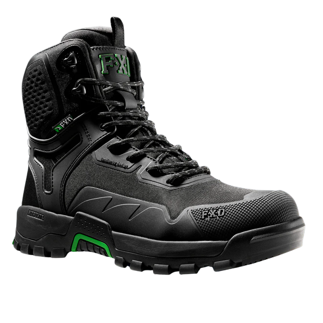 FXD Mens WB.5 Wheat Men's High Leg Zip Side Safety Boot