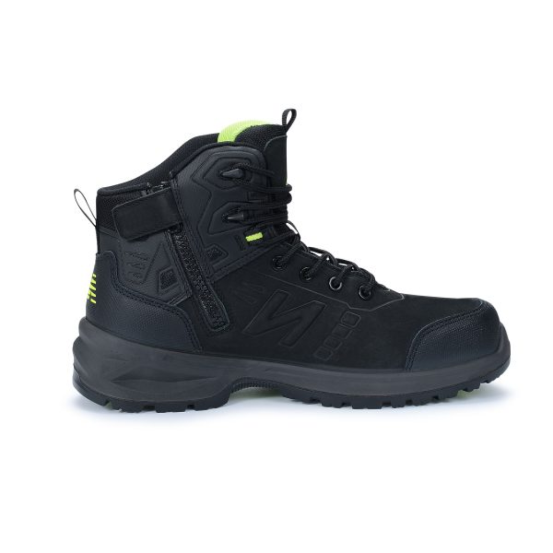New Balance Calibre Zip Side Safety Boot - Black