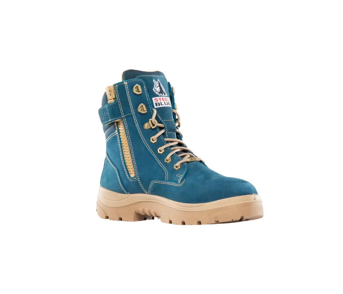 Steel Blue 312361* Mens Southern Cross® Zip Blue Work Boot - S312361