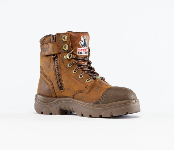 Steel Blue Men's Argyle Zip: Scuff Waterproof: S312639