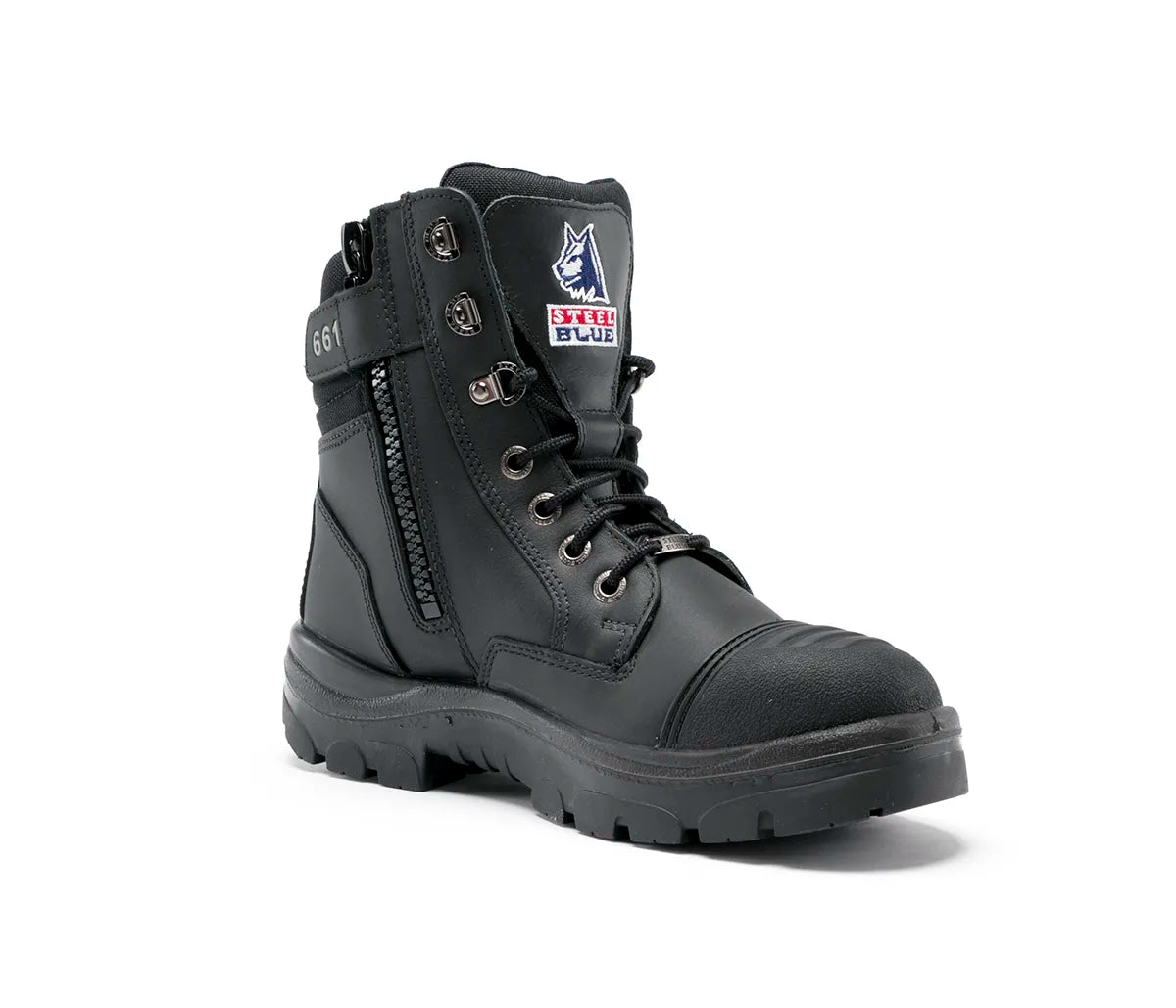 Steel Blue Mens Southern Cross Zip Sided + Scuff Cap Boot -  S312661