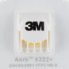 3M9322A P2 Disposable Masks with Exhale valve