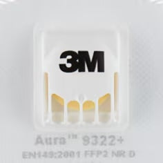 3M9322+ P2 Disposable Masks with Exhale valve