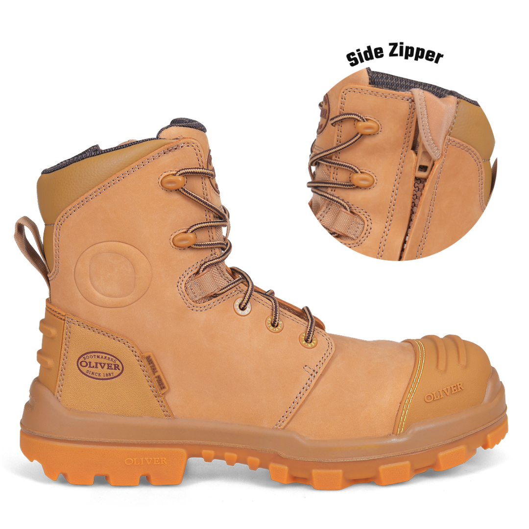 Oliver Men's 150mm Stone Zip Sided Boot 54552Z
