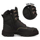 Oliver 55345Z 150mm Black Zip Sided Boot