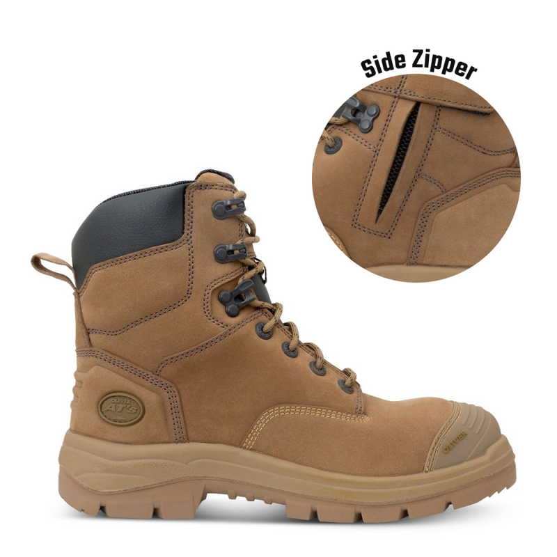 150mm Stone Zip Sided Boot