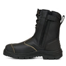 Oliver 55380 Oliver 200mm Hi-Leg Black Zip Sided Boot