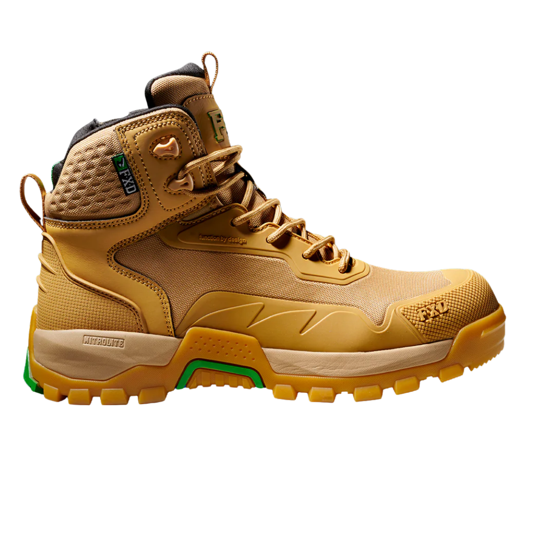 FXD Mens WB.6 Mid Cut  Zip Side Safety Boot