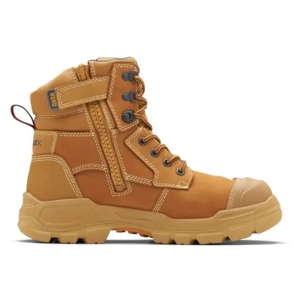 Blundstone RotoFlex MAX Nubuck PR Zip/Lace Nitrile Safety Boot - B9090