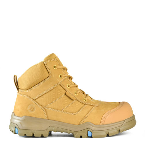 BATA LOW LEG ZIP SIDED WHEAT BOOT PU/RUBBER
