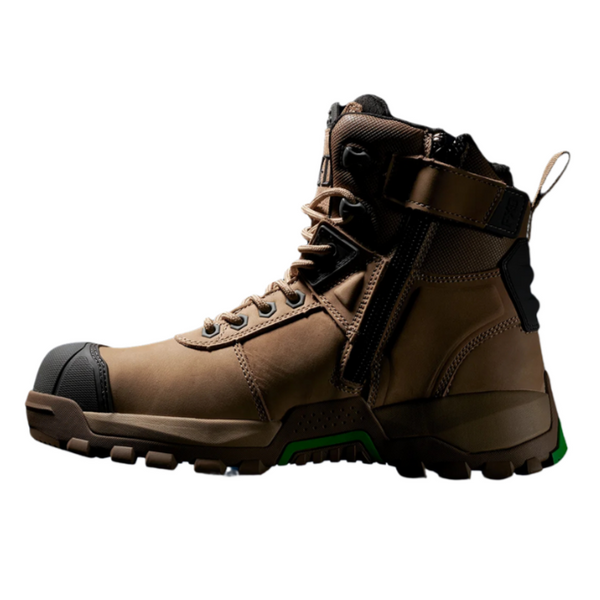 FXD WB1 Men's High Leg Lace up Zip Side Work Boot