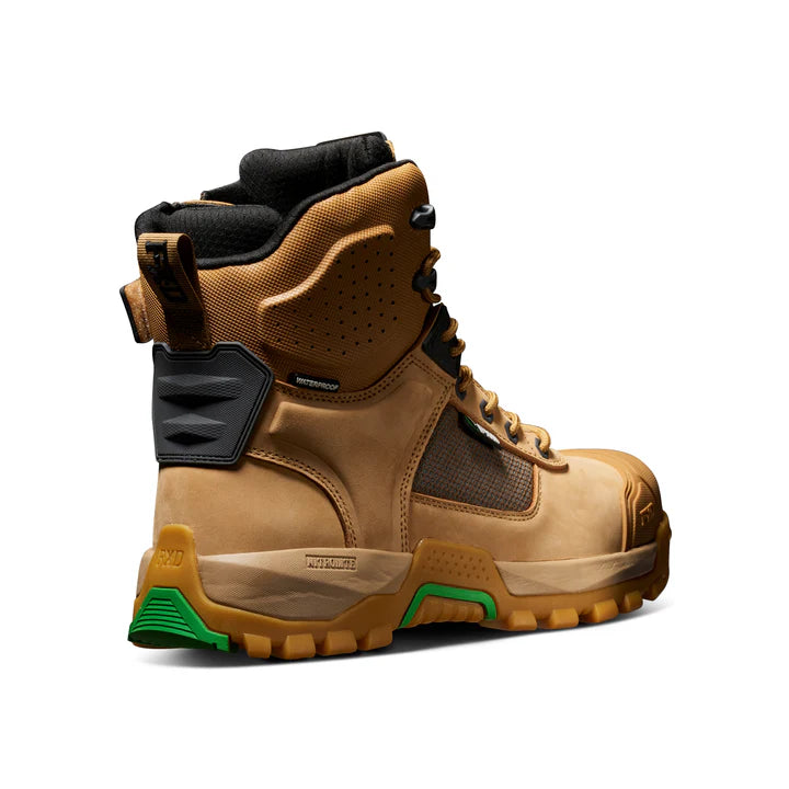FXD waterproof safety boots designed for mining, construction, and heavy industry