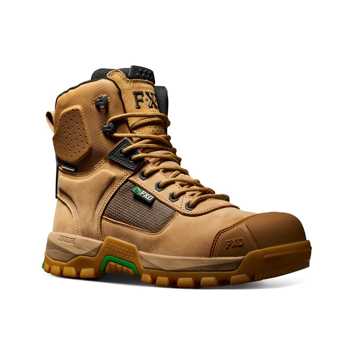 FXD WB.1WP Nitrolite boots with quick access zipper and reinforced bump cap