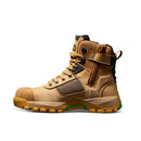 FXD waterproof safety boots with zip side designed for mining, construction, and heavy industry