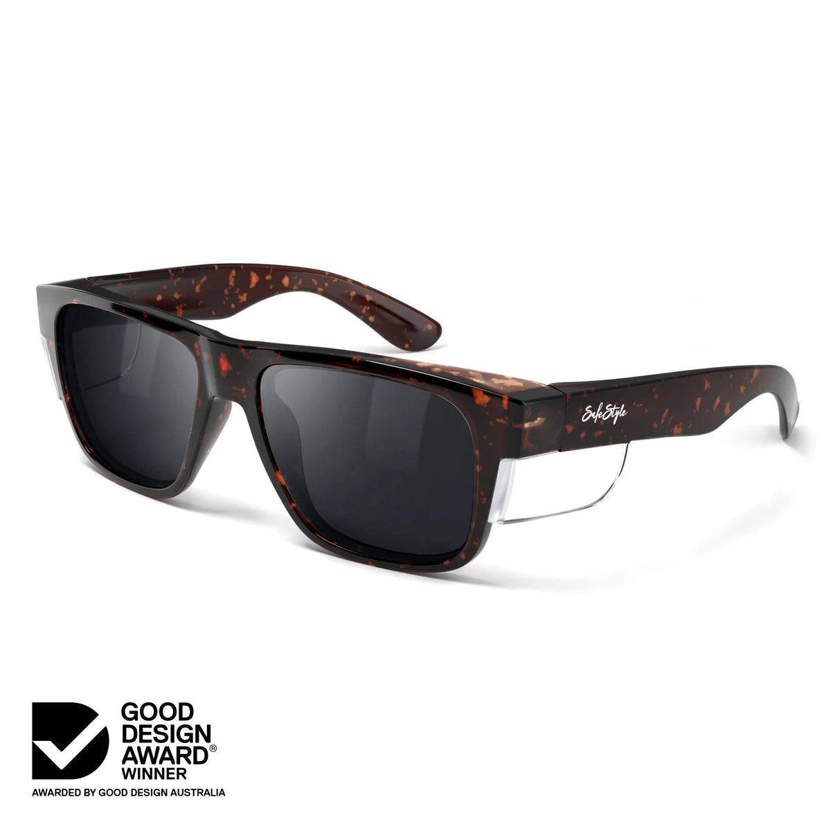 SafeStyle Fusions Brown Tort Frame Polarised Lens Safety Glasses