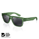 SafeStyle Fusions Green Frame Polarised Lens Safety Glasses