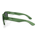 SafeStyle Fusions Green Frame Polarised Lens Safety Glasses
