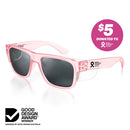 SafeStyle Fusions Pink Frame Polarised Lens Safety Glasses