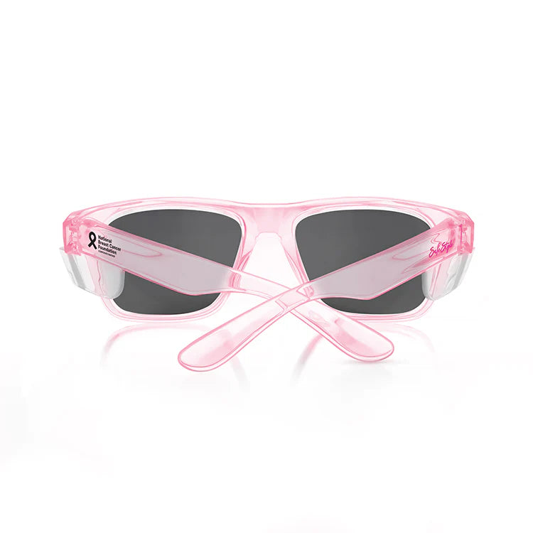 SafeStyle Fusions Pink Frame Polarised Lens Safety Glasses