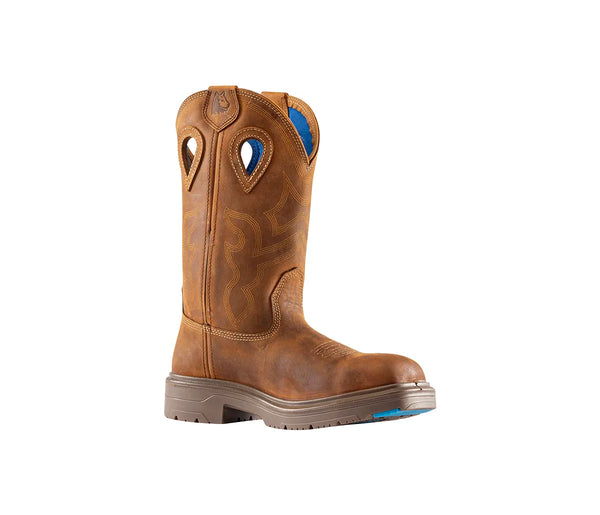 Steel Blue Mens The Blue Heeler is a men’s Western-style safety boot - S813945