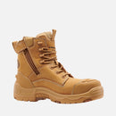 King Gee K28001 Men's the ONYX 6CZ EH Safety Boots - Lace/Zip- Wheat