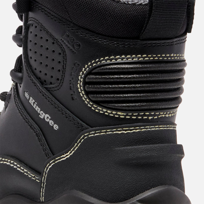 King Gee Women's K28004 ONYX Safety Boots - BLACK