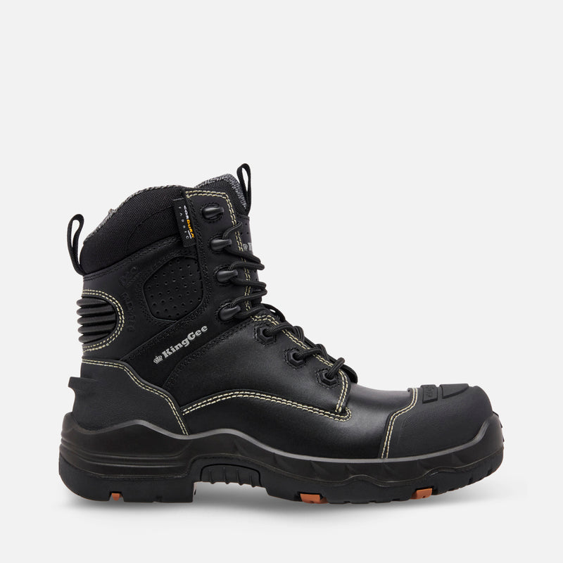 King Gee Women's K28004 ONYX Safety Boots - BLACK