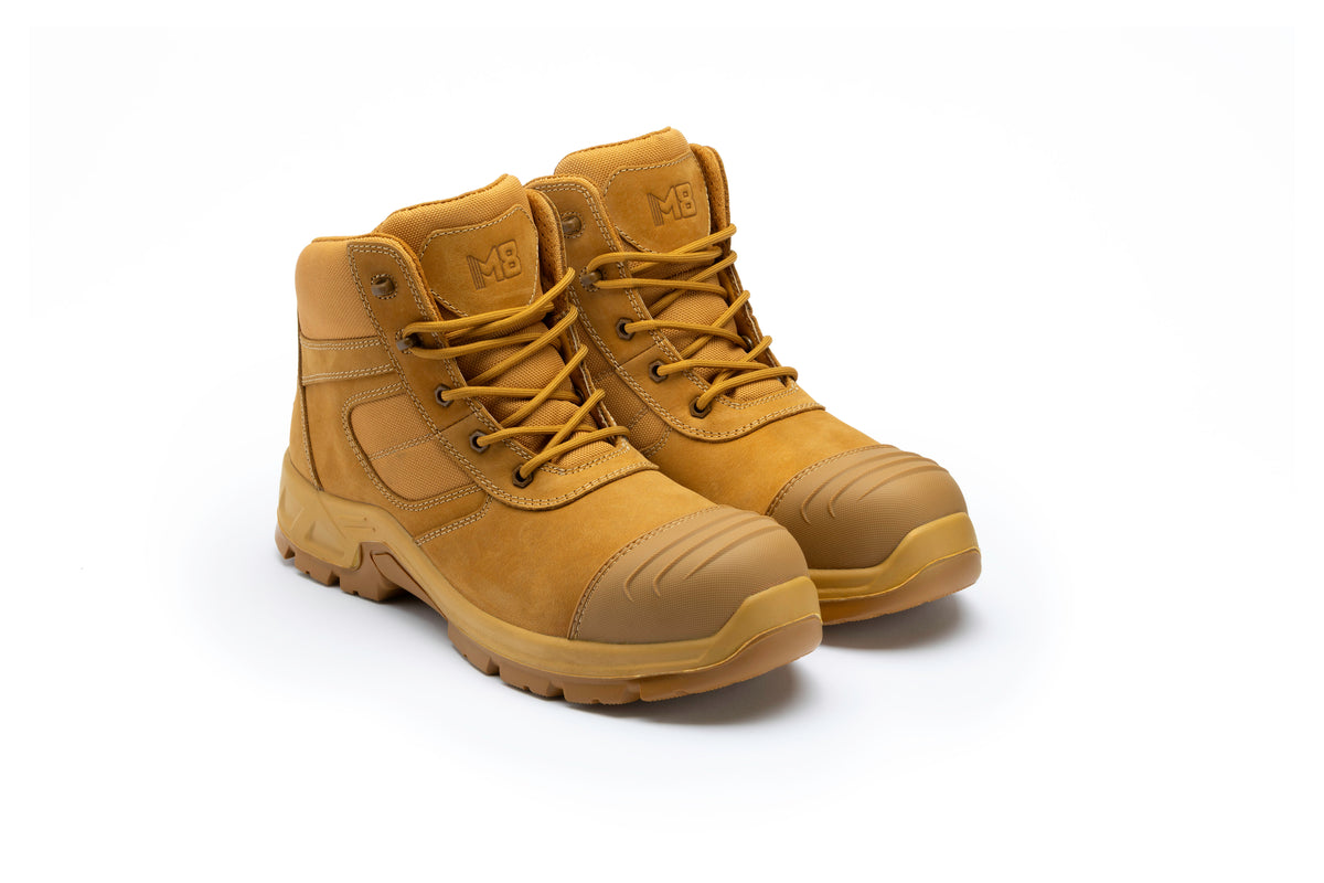 M8 Mens "The Fella" Low Zip Side Composite Toe Safety Boot
