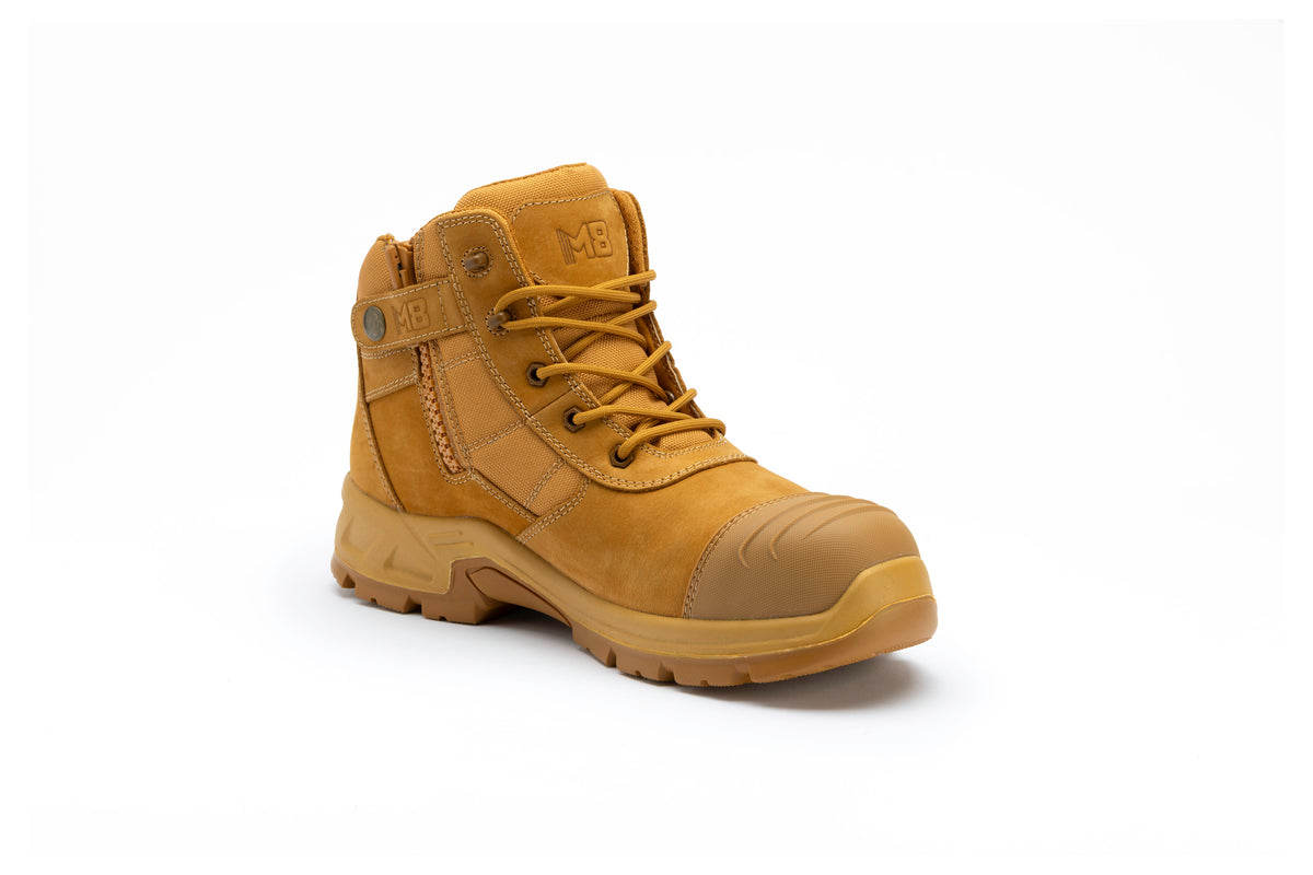 M8 Mens "The Fella" Low Zip Side Composite Toe Safety Boot