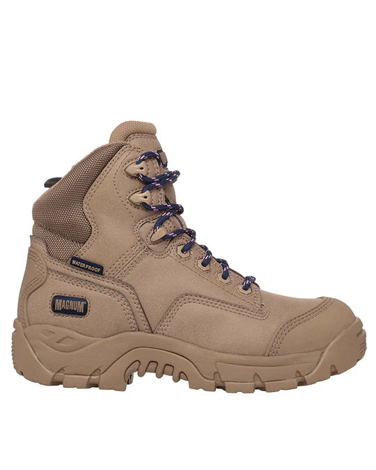 Magnum Women's Precision Max CT SZ WPI Zip Side Safety Boot-Wheat