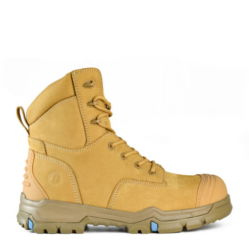 BATA – MARTO – HIGH LEG ZIP SIDED WHEAT BOOT PU/RUBBER