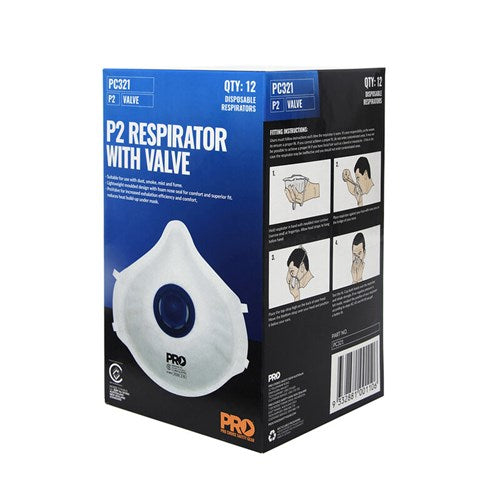 Pro Choice P2 Disposable Masks with Exhale valve