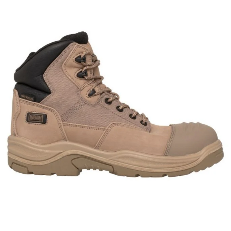 Magnum Mens Trademaster Lite MTM160 Safety Boot - Stone