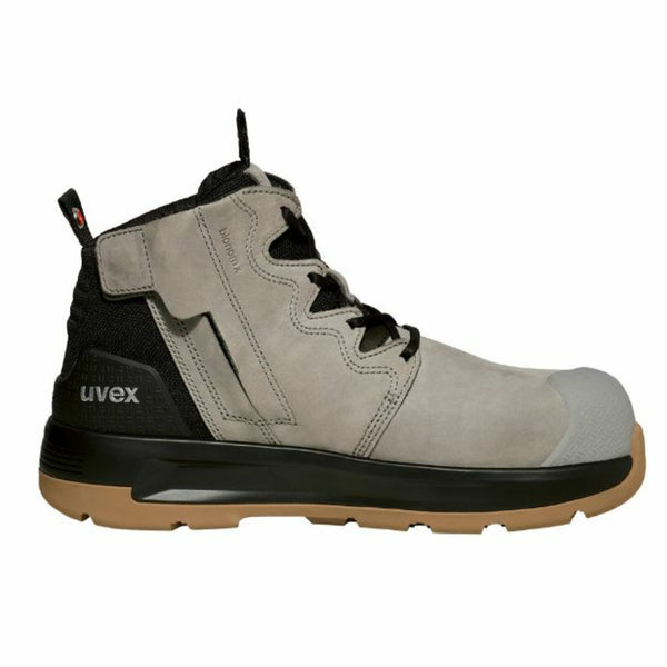 UVEX X-Flow Zip Sided Safety Boot - Cloudy Grey
