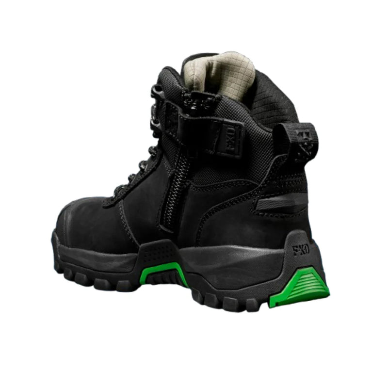 FXD WB2 Womens Mid Cut Lace Up Zip Side Work Boot