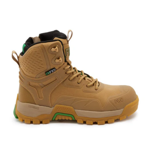 FXD WB5 Wheat Men's High Leg Safety Boot