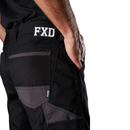 FXD WP1 Mens Cotton Cargo Pants- Black