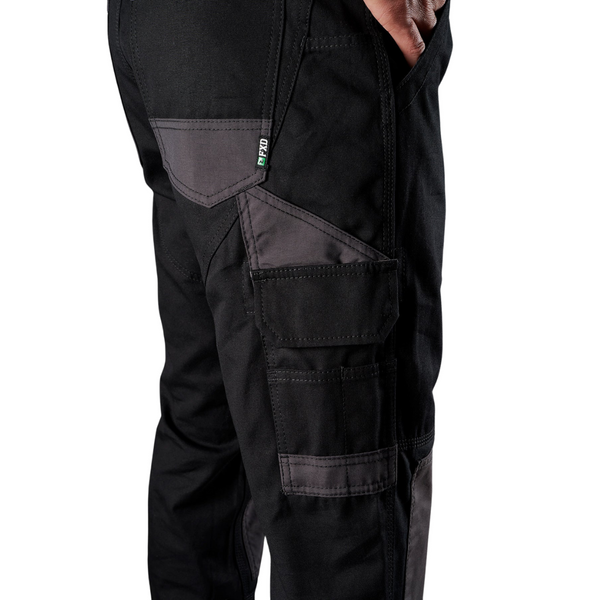 FXD WP1 Mens Cotton Cargo Pants- Black