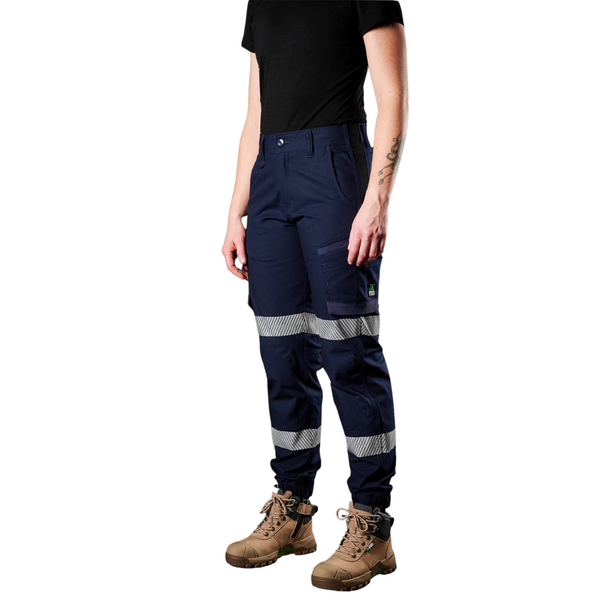 FXD WP8WT WOMEN'S REFLECTIVE CUFFED STRETCH RIPSTOP WORK PANTS