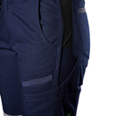 FXD WP◆8WT - REFLECTIVE CUFFED STRETCH RIPSTOP WORK PANTS - Navy