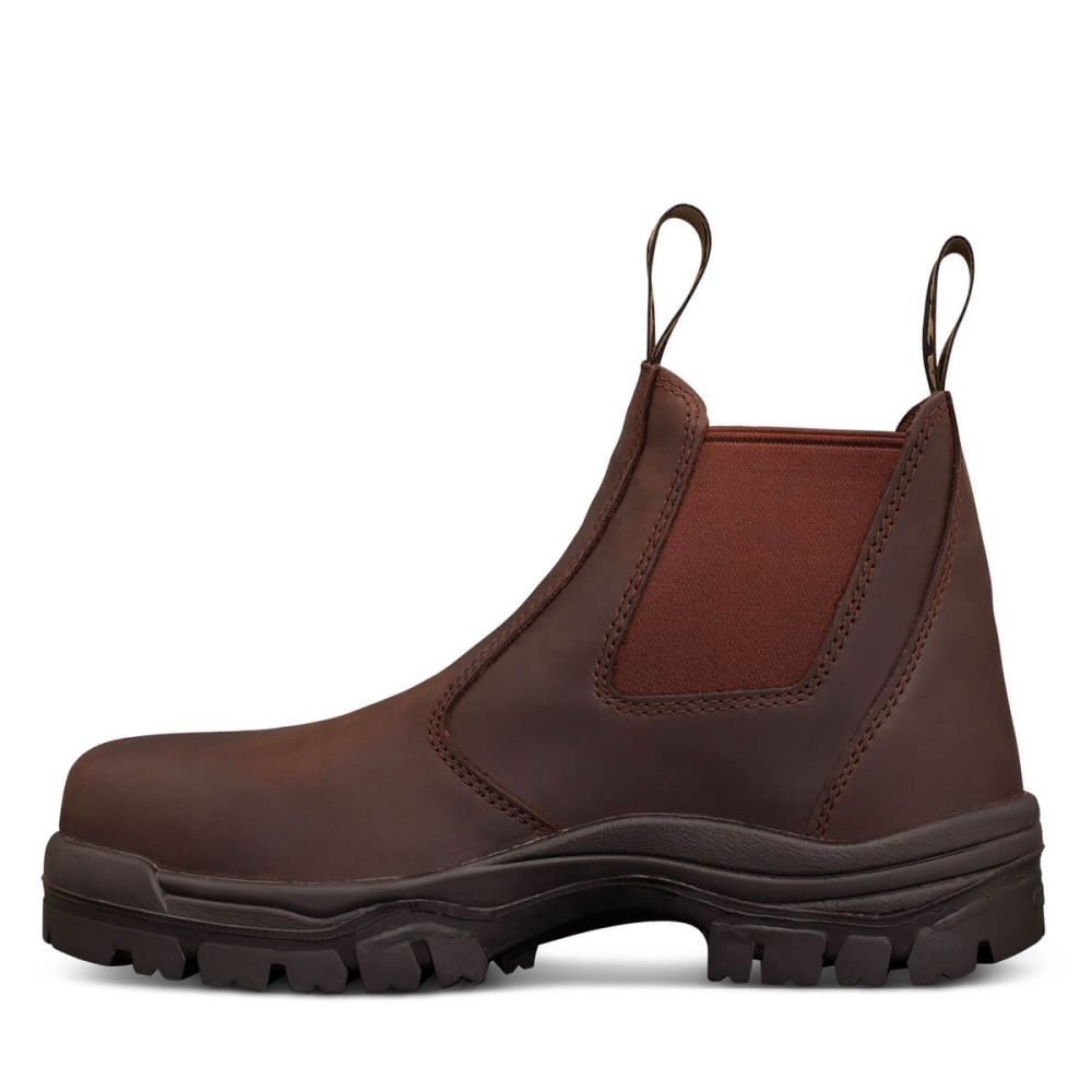 Oliver 45627* Oliver 150mm Brown Elastic Sided Boot