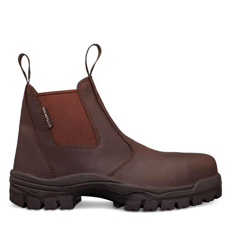 150mm Brown Elastic Sided Boot